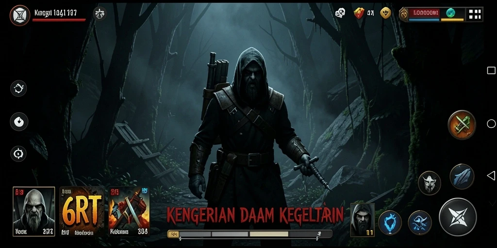 Screenshot gameplay menampilkan momen menegangkan dalam 6RT.