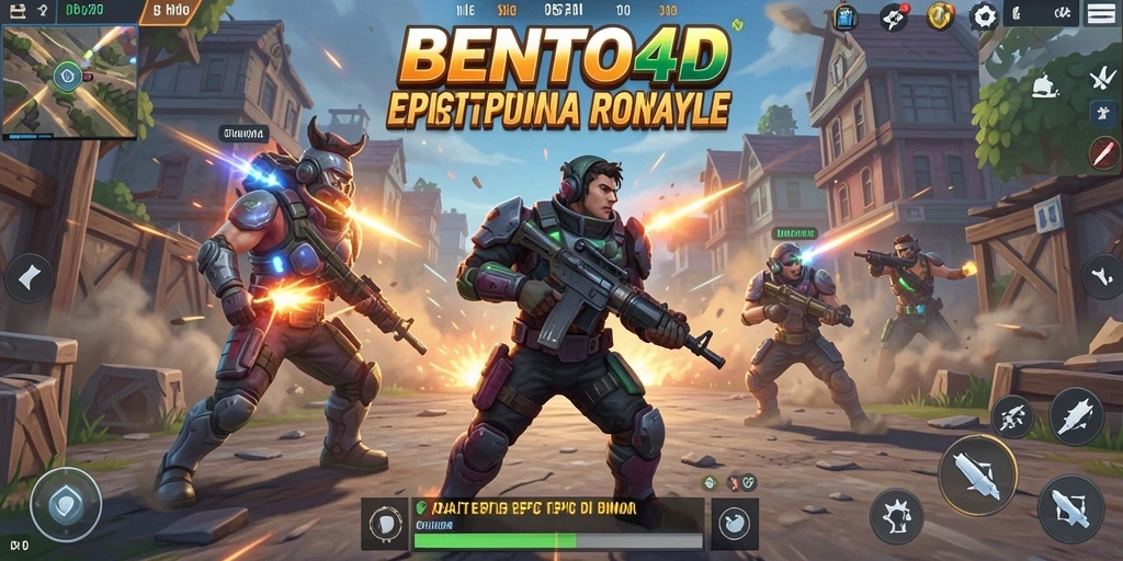 Gameplay mendebarkan di BENTO4D yang menunjukkan adu taktik dan kemampuan.