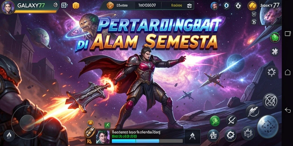 Gameplay seru dan menegangkan di GALAXY77.