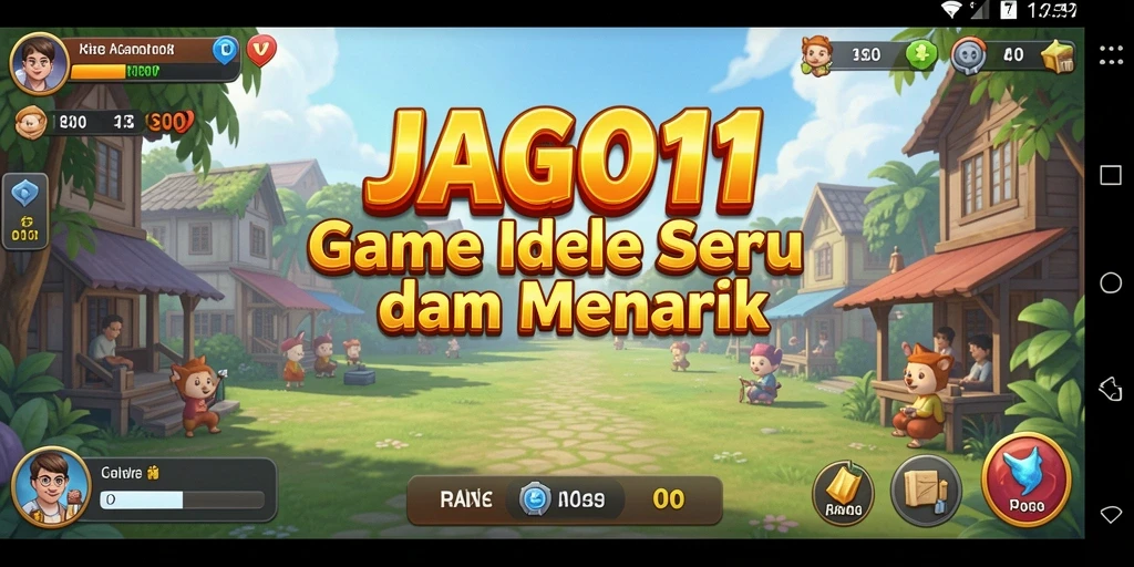 Screenshot gameplay JAGO11 yang menampilkan karakter dalam mode Idle.