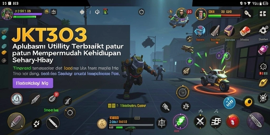 Tampilan antarmuka JKT303 yang modern dan user-friendly.