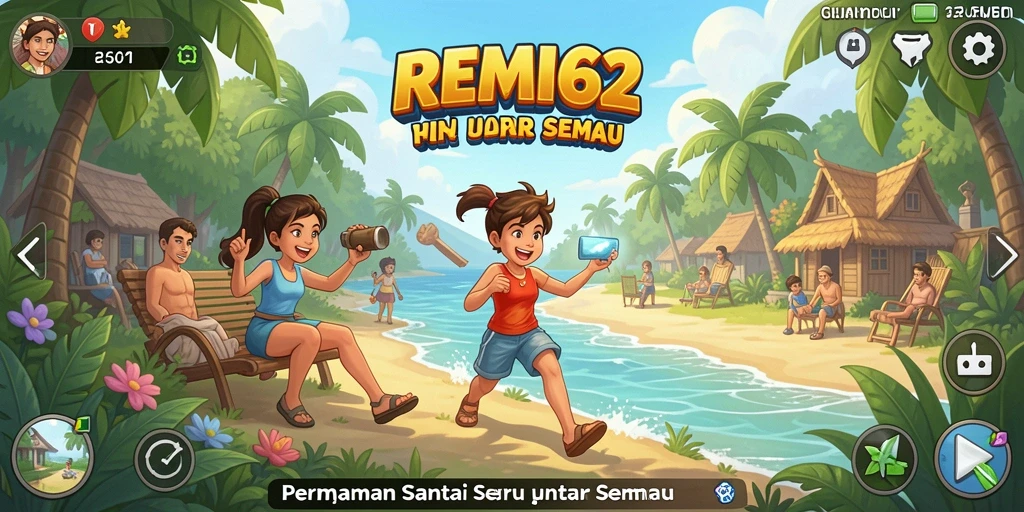 Tampilan gameplay seru dan penuh warna dari REMI62.