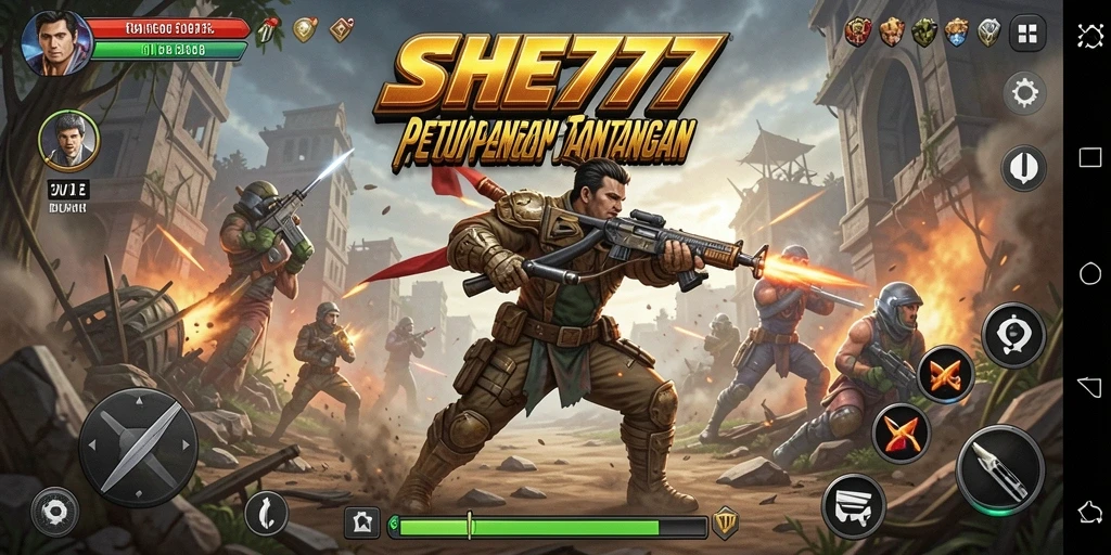 Tangkapan layar gameplay menakjubkan dari SHE777.