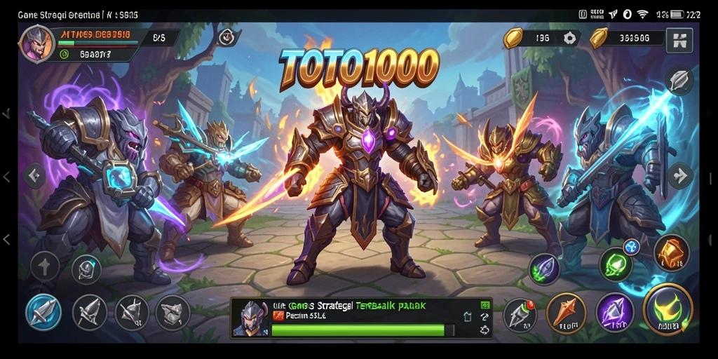 Tampilan gameplay TOTO1000 yang menarik dan menantang bagi para pemain.