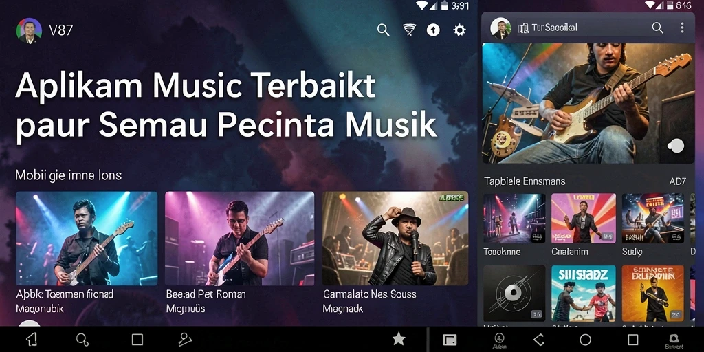 Tampilan gameplay interaktif dan beragam musik di V87.