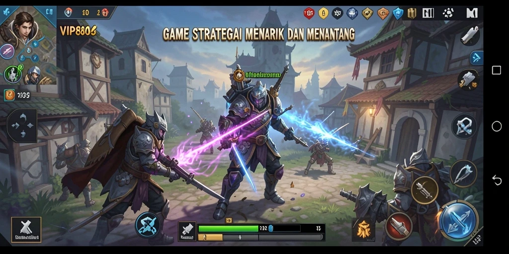 Tampilan utama gameplay VIP805 yang penuh aksi dan strategi.