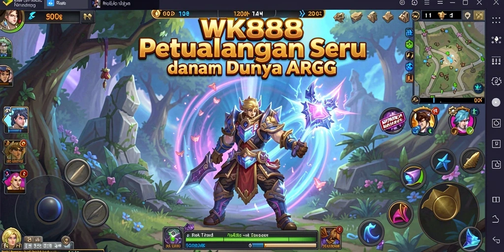Tampilan Gameplay WK888 yang mengasyikkan di dunia ARPG.
